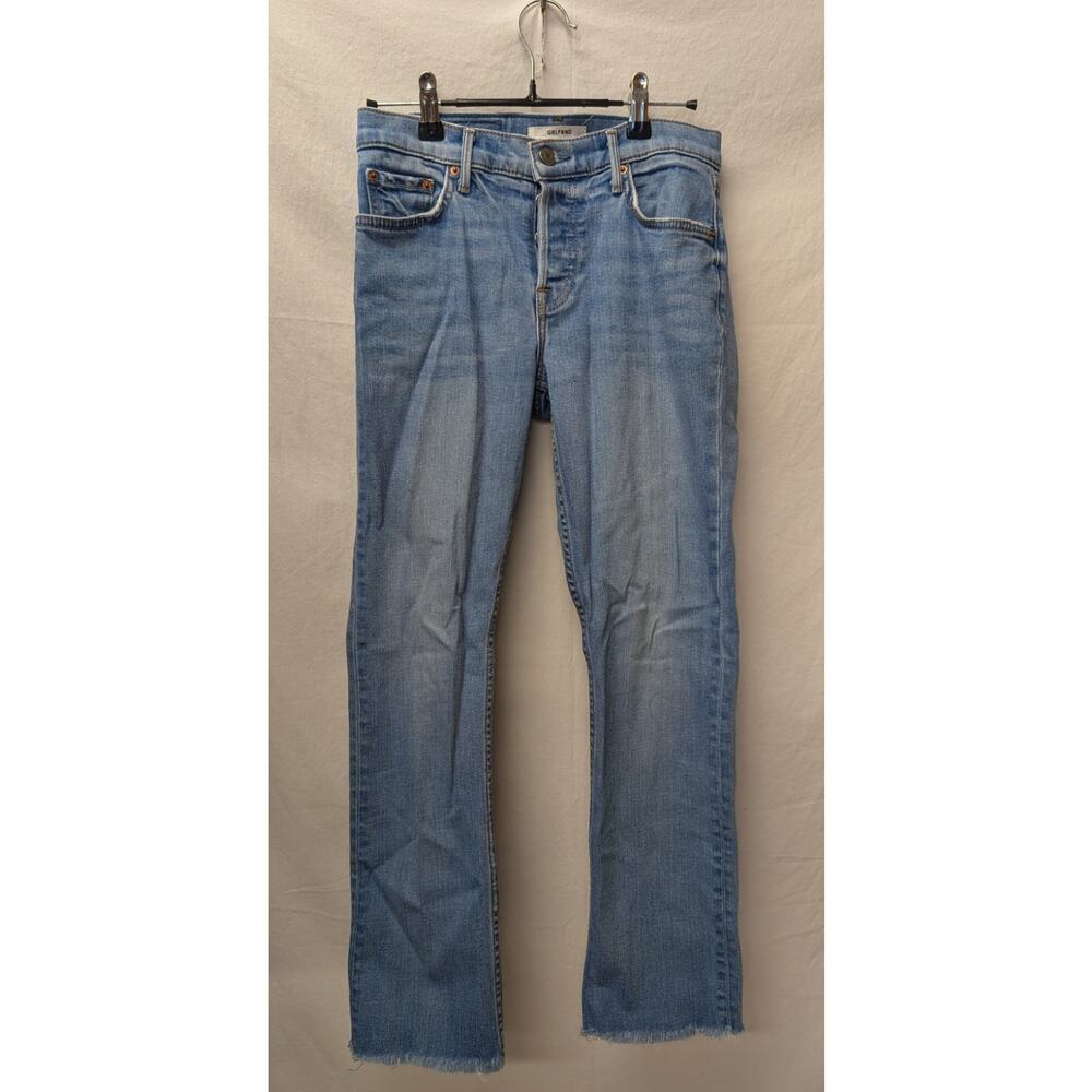 Grfrnd Jeans "Tatum" Women's Size 24 Cropped Straight Leg Raw Hem Always Now